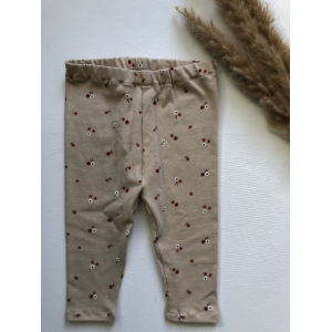 Broekje Bloemetjes Beige Broekje Bloemetjes Beige